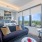 Living room and kitchen